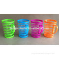 Plastic spiral cup with handle 8.2x11.4cm TG20017